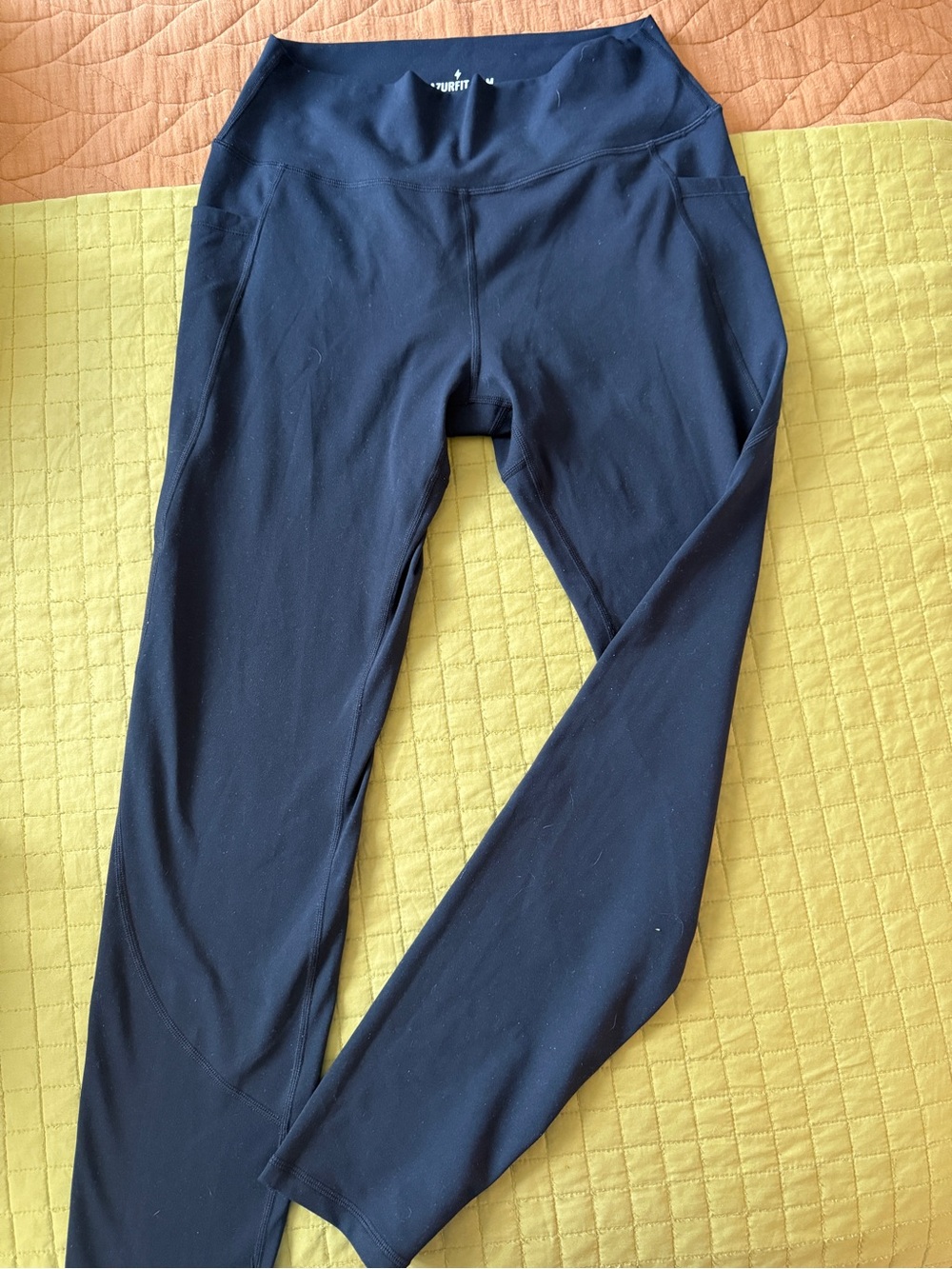 AzurFit Black Leggings with Pockets
